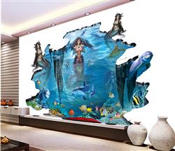 تصویر 4 از گالری عکس پری های دریایی اقیانوس ماهی ها پوستر دیواری