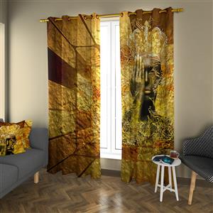 تصویر 3 از گالری عکس ملکه طلایی دختری با چهره مشکی و تاج طلایی اثر دیجیتال آرت سامان رئوفی