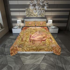 تصویر 4 از گالری عکس دیجیتال آرت طلایی دختر زیبای غمگین اثر سامان رئوفی