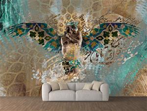 تصویر 2 از گالری عکس هنر دیجیتال فرشته زیبا و معماری گنبد باستانی اثر سامان رئوفی