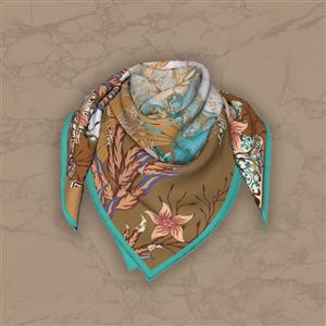 تصویر 5 از گالری عکس روسری مرمر با بافت طلایی