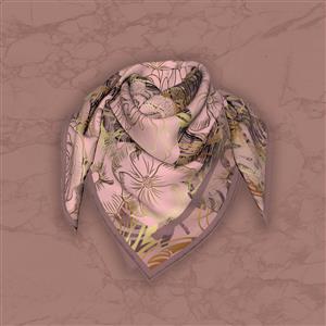تصویر 5 از گالری عکس طرح روسری تابستانی صورتی رنگ