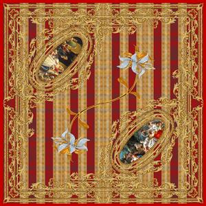 تصویر 1 از گالری عکس روسری قرمز سلطنتی باراک لوکس