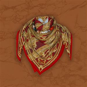تصویر 5 از گالری عکس روسری قرمز سلطنتی باراک لوکس