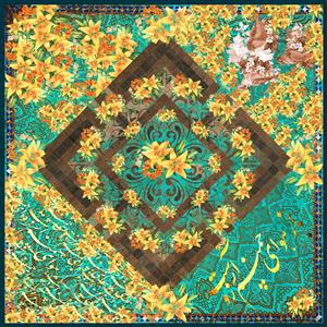تصویر 1 از گالری عکس روسری سنتی با شعر فارسی