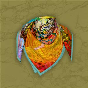 تصویر 5 از گالری عکس روسری شیک سبک سرخپوستی با خطاطی ایرانی
