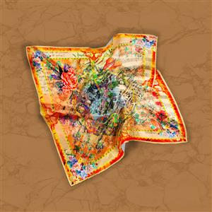 تصویر 2 از گالری عکس طرح روسری قدیمی با گل و نت موسیقی
