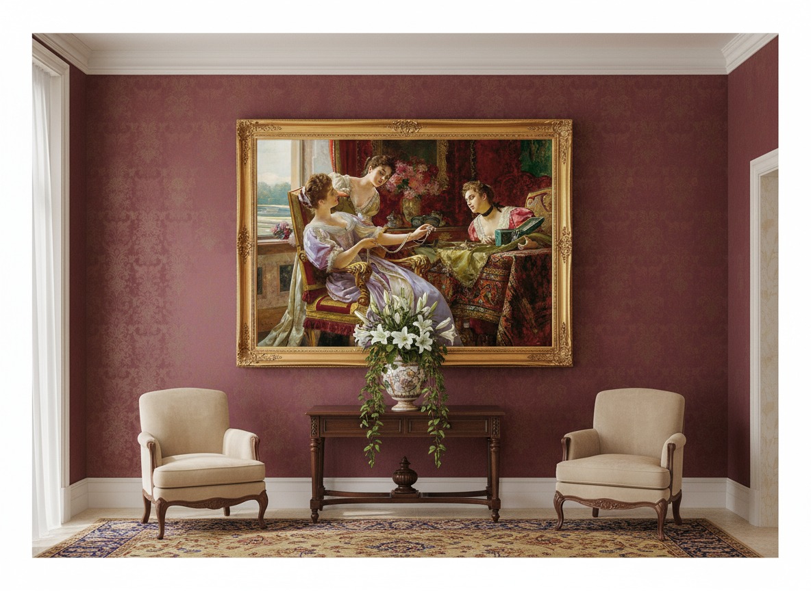 مجموعه تابلو نقاشی کلاسیک اروپایی | دانلود آثار هنری برای دکوراسیون لوکس