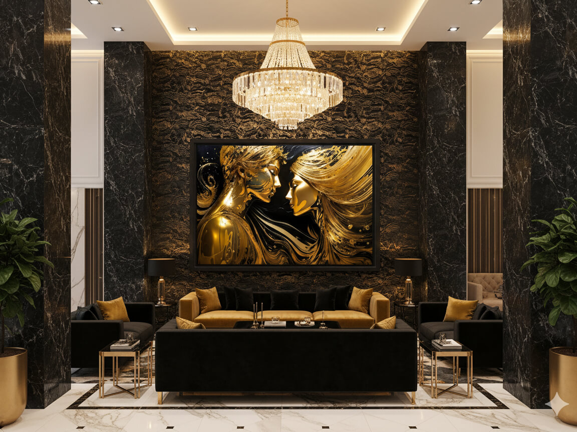 کلکسیون پرتره‌های عاشقانه و هنری با جلوه متالیک مدرن