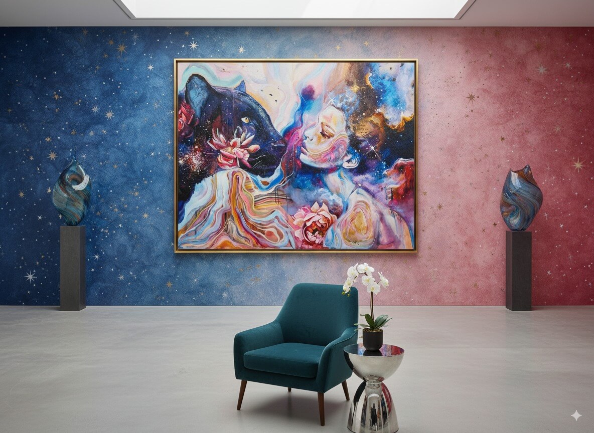 کلکسیون آثار دیمیترا میلان نقاشی فیگوراتیو سوررئال