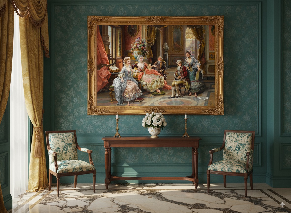 آثار نقاشی سزار دتی | صحنه‌های باشکوه تاریخی و زندگی اشرافی