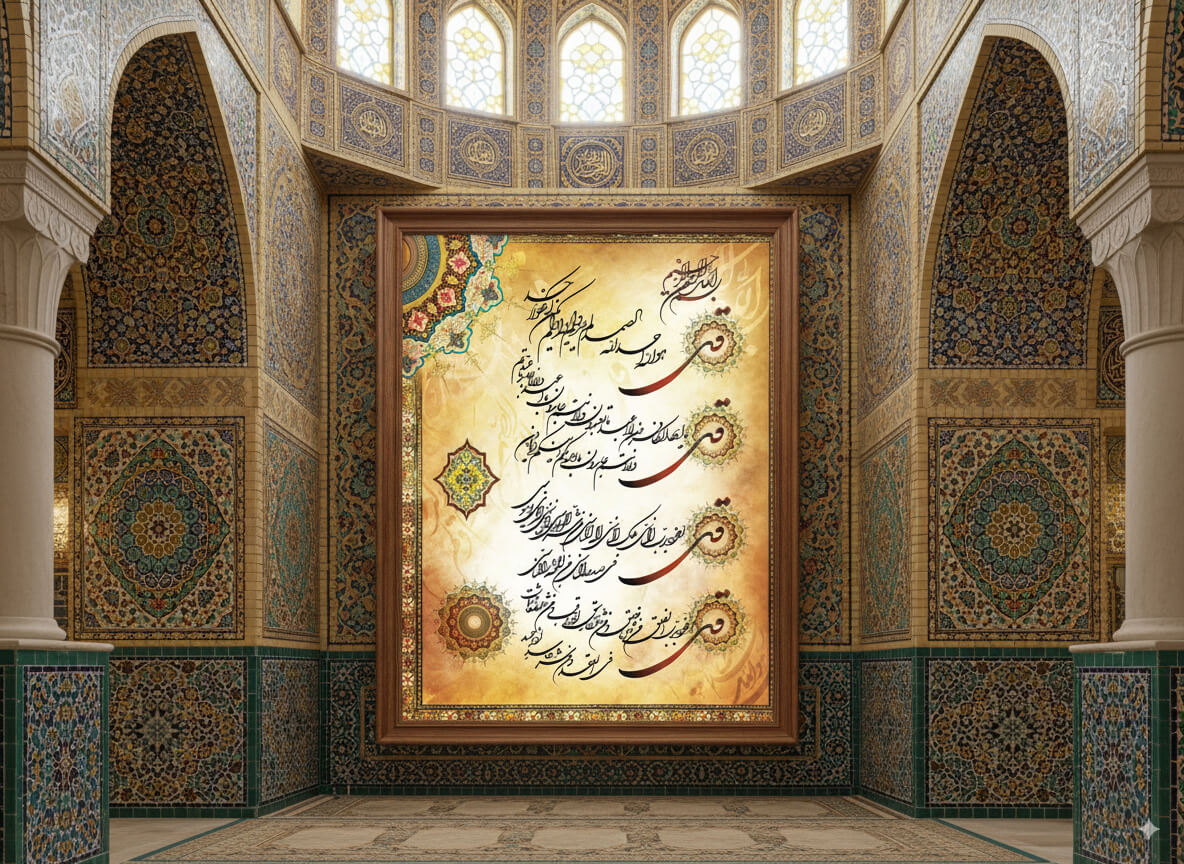 کلکسیون خوشنویسی و تایپوگرافی اسلامی ویژه دکور و چاپ