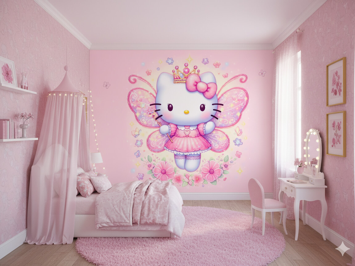 کلکسیون کاراکتری هلو کیتی تصویرسازی فانتزی کودکانه