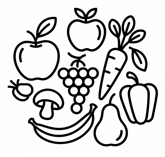 دسته بندی میوه و سبزی