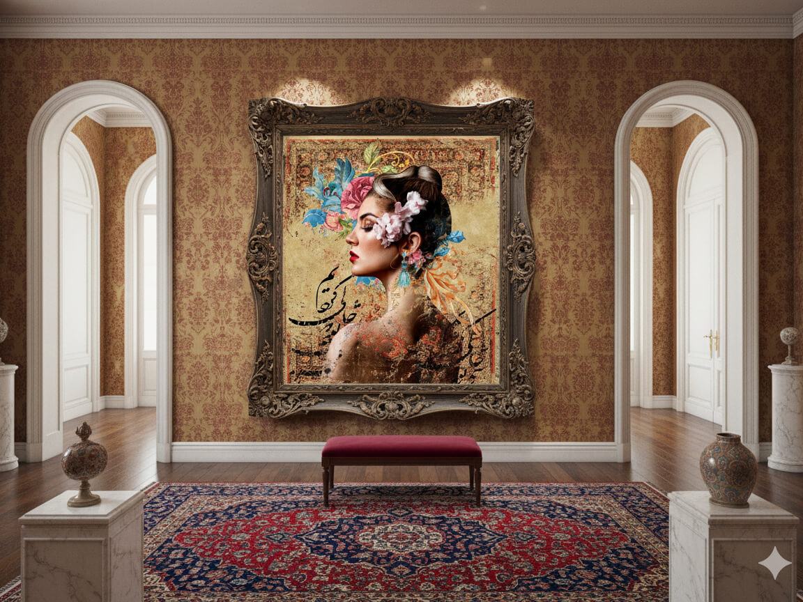 کلکسیون پرتره و خوشنویسی ایرانی مدرن