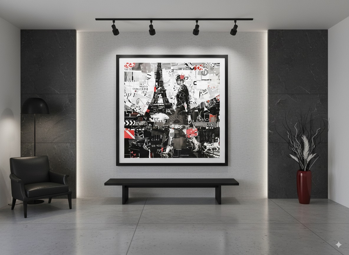 مجموعه آثار درک گورس | هنر کلاژ به سبک پاپ آرت مدرن