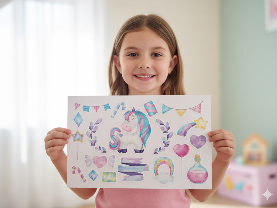 مجموعه بزرگ کلیپ‌آرت آبرنگی کودکانه