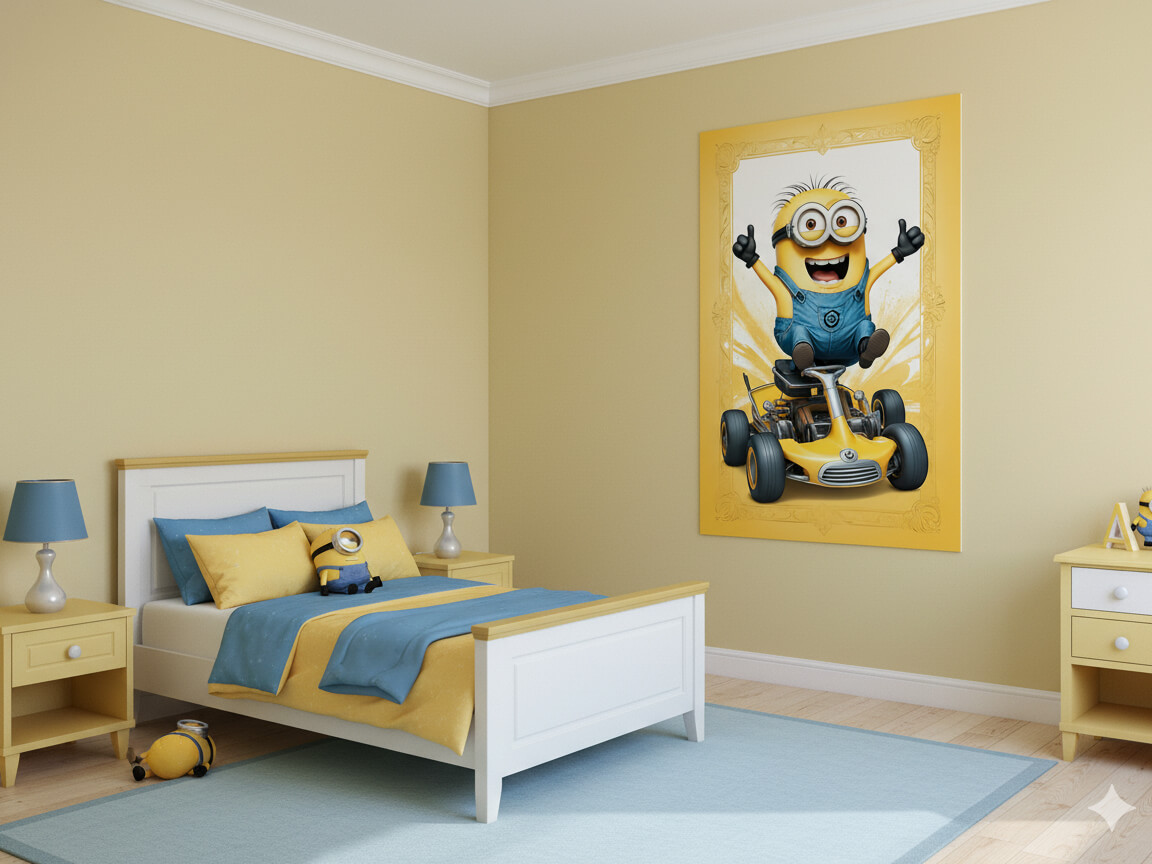 کلکسیون پوستر و وال‌آرت مینیون‌ها ویژه دکور کودکانه