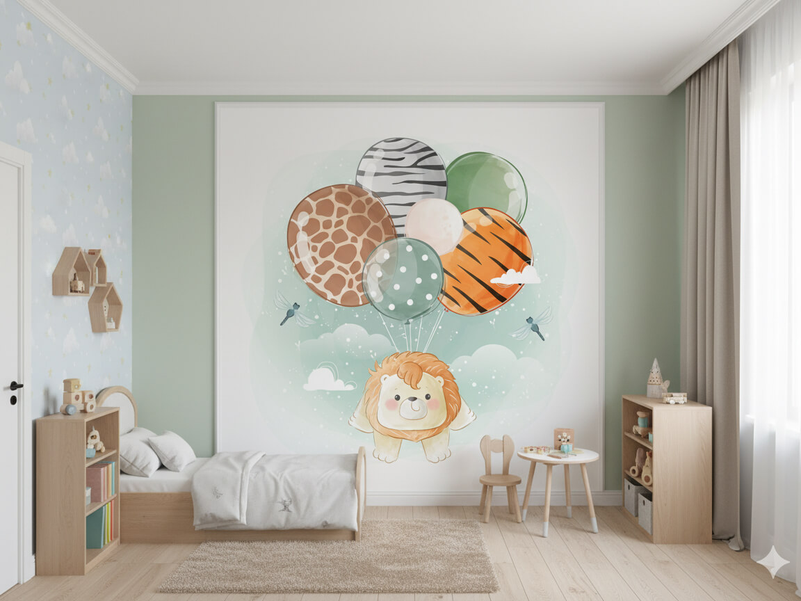 کلکسیون وکتور شیر کارتونی کودکانه مناسب چاپ و دکور