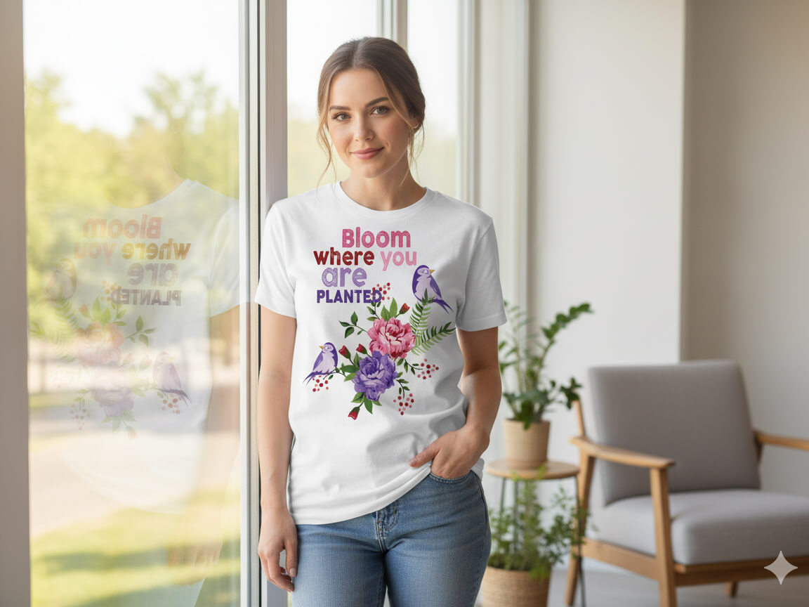 مجموعه وکتور تایپوگرافی فانتزی با طرح گل و پروانه