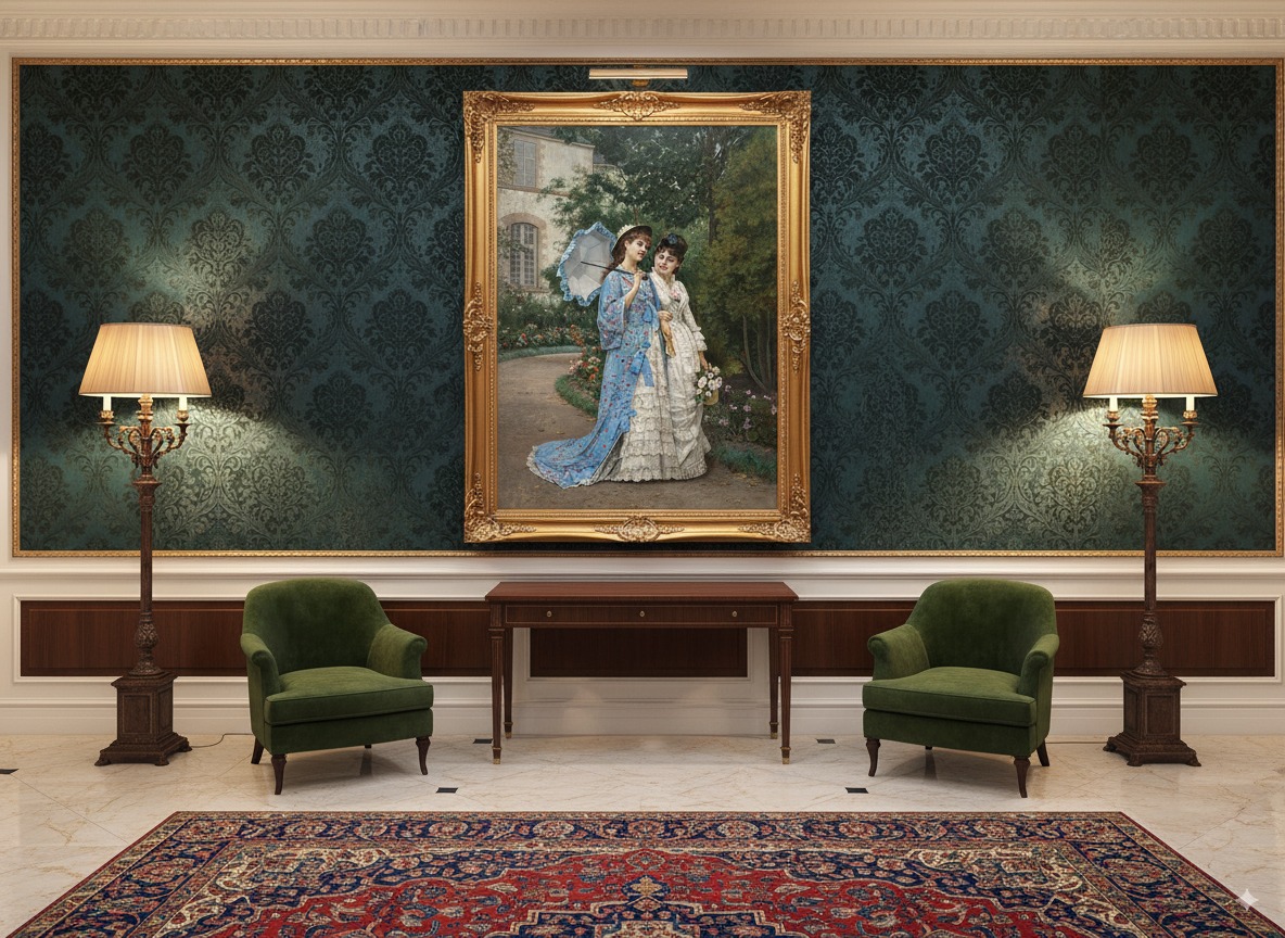 مجموعه نقاشی دوران بل اپوک | پرتره زنان اشرافی ویکتوریایی