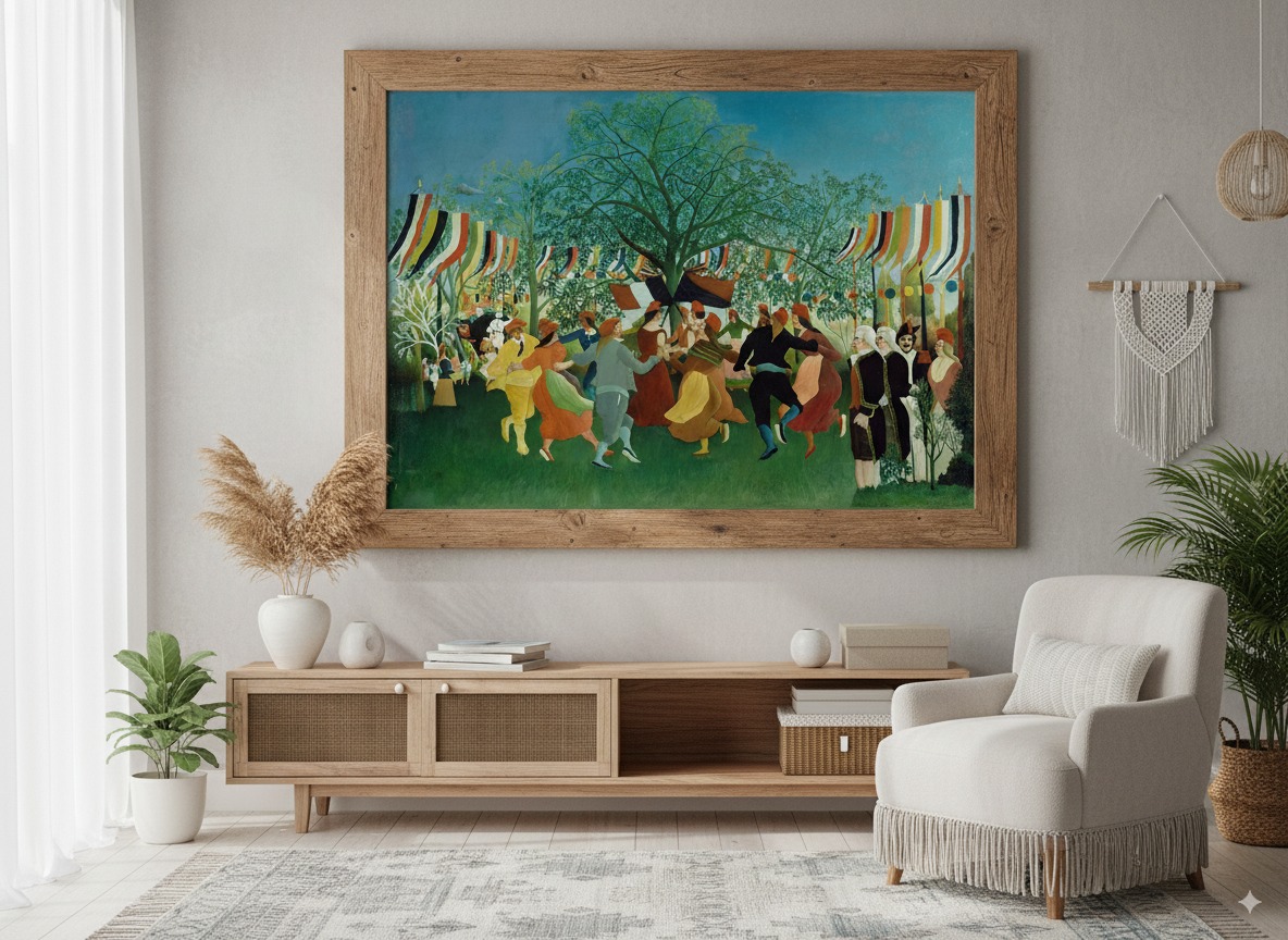 دانلود عکس نقاشی‌های هانری روسو | هنر ساده‌گرایانه (نائیف) و جنگل‌های رؤیایی