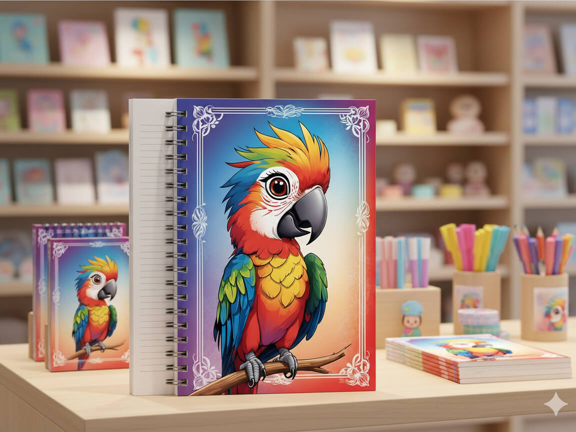 مجموعه پرتره حیوانات کودکانه با قاب تزیینی