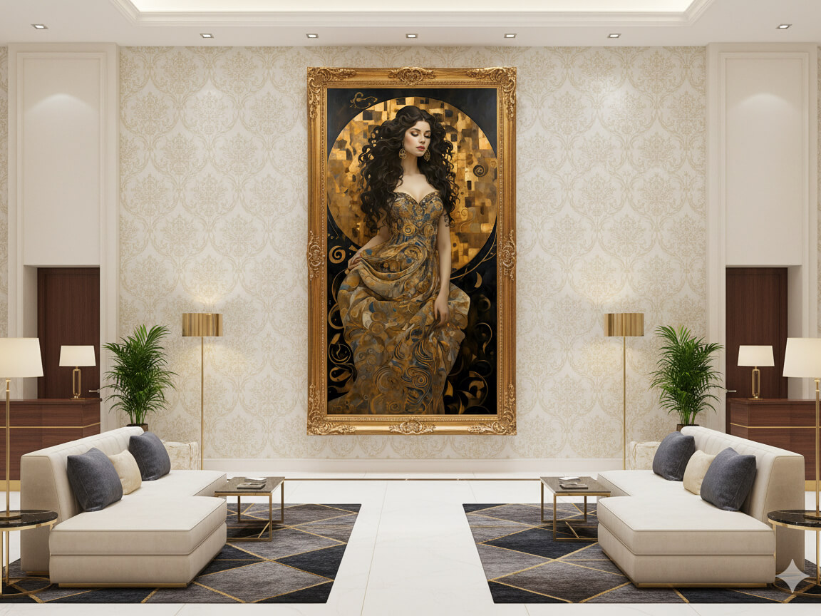 کلکسیون پرتره‌های هنری زنانه رنگارنگ