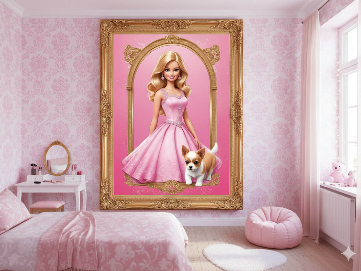 کلکسیون تصاویر فانتزی باربی و طراحی‌های مدرن دخترانه