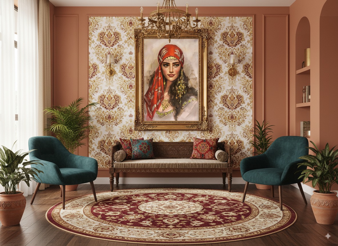 مجموعه نقاشی پرتره زنان زیبا | آثار هنرمند رمزی تاش کیران