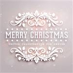 برچسب تایپوگرافی کریسمس برای طراحی تعطیلات کریسمس و سال نو وکتور خوشنویسی تزئینات