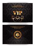 پاکت نامه VIP زیبا با عناصر طرح طلا