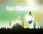 Ramadan Kareem - طرح وکتور تم شبهای مقدس اسلامی - عربی عید مبارک به انگلیسی مبارک باد