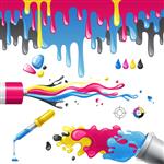 پاشش های روشن در رنگ های cmyk قسمت 10