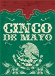 cinco de mayo - پوستر وکتور تعطیلات مکزیکی - قالب کارت - جلوه های گرانج به راحتی قابل حذف است