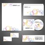 طراحی کسب و کار هویت شرکتی ست کارت ویزیت a4 ثابت سی دی و سی دی جلد پاکت بنر فایل وکتور به خوبی سازماندهی شده گروه بندی شده قالب هایی با ماسک برش قابل ویرایش آسان است
