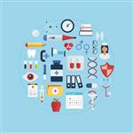 زمینه مراقبت های بهداشتی و تحقیقات پزشکی تخت مفهوم سیستم مراقبت های بهداشتی
