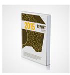 پس زمینه طراحی پرنعمت کسب و کار جلد مجله وکتور طراحی گزارش 3 بعدی