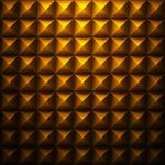 دیوار طلایی سیخ دار پس زمینه وکتور