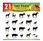 بیست و یک تصویر از حیوانات مزرعه