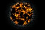 انفجار توپ آتش در تاریکی