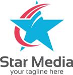 الگوی لوگوی ستاره انتزاعی وکتور ستاره طراحی لوگو هویت شرکتی برندینگ وکتور ستاره مدرن ساده