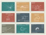 مجموعه کارت الگوهایی برای گزارش های تجاری