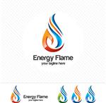 طراحی لوگوی سه بعدی نفت و گاز وکتور لوگوی سه بعدی رنگارنگ نفت و گاز