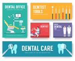 پس زمینه تصویرسازی داخلی مطب دندانپزشکی طراحی مفهومی آیکون های دندانپزشکی