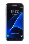 وارنا بلغارستان - مارس 09 2016 استودیو s یک گوشی هوشمند مشکی Samsung Galaxy S7 edge با دوربین 12 mp f 1 7 26 میلی‌متر چهار هسته‌ای 2 6 گیگاهرتز و وضوح نمایشگر 1440 x 2560 پیکسل