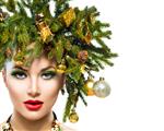 مدل مو و آرایش درخت کریسمس تعطیلات سال نو
