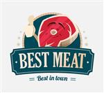طراحی لوگو بازار فروشگاه گوشت