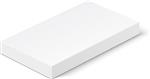 جعبه بسته بندی کارتن سفید تصویر جدا شده بر روی زمینه سفید طرح قالب آماده برای طراحی شما EPS10 برداری