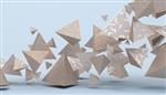 ارائه 3D از اشکال هندسی طراحی مدرن پس زمینه چند ضلعی برای پوستر پوشش مارک تجاری بنر پلاکارد